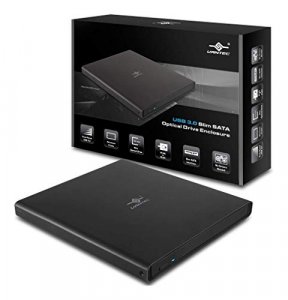 Vantec USB 3.0 Slim SATA Optical Drive Enclosure (NST-510S3-BK), 9.5 mm (Slim)