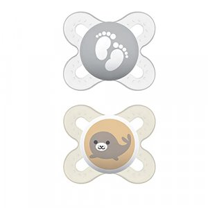  MAM Original Matte Baby Pacifier, Nipple Shape Helps Promote  Healthy Oral Development, Sterilizer Case, Girl, 0-6