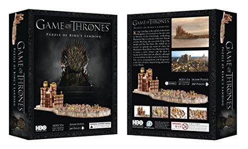 4D Cityscape Game of Thrones (GoT) 3D Puzzle of King's Landing (260-Piece)