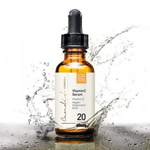 Best Vitamin C Serum for Face & Eyes, Organic & Natural, with Vitamin E, Hyaluronic & Ferulic Acid, Anti-Aging Products for Radiant Skin, 20% Serum E
