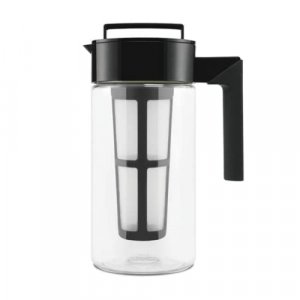 Takeya Patented Deluxe Cold Brew Coffee Maker, 1 qt, Black