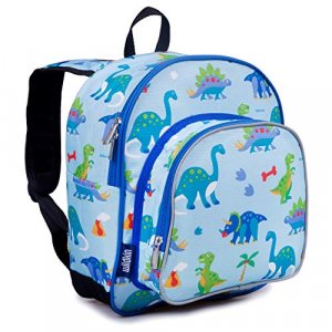 Wildkin 12 Inch Kids Backpack for Toddlers,600 Denier Polyester Backpack for Kids,Ideal Size for School & Travel Backpacks,BPA-free (Dinosaur Land)