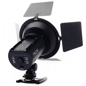 YONGNUO YN216 YN-216 LED Video Light with 5600K Color Temperature and 4 Color Plates for Canon Nikon DSLR Cameras