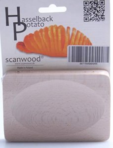 Scanwood Beechwood Swedish Hasselback Potato Cutting Board