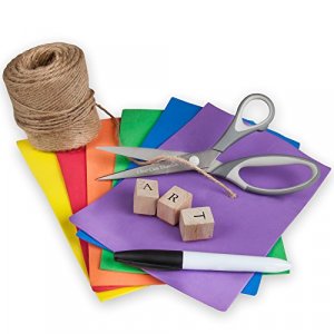 Office Scissors Pack Craft Sissors - Best Titanium Scissors - Sharp Scissors, Sewing Siccors, Multi Pack Set of 3, Soft Handle, Utility Household Sci