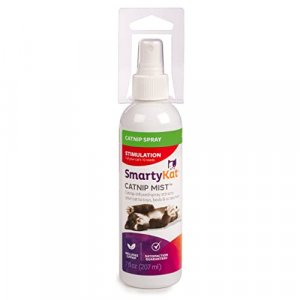 SmartyKat Catnip Mist Catnip-Infused Cat Attractant Pure & Potent Spray Bottle Trial Size, 7 Ounce