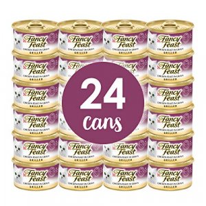 Purina Fancy Feast Gravy Wet Cat Food, Grilled Chicken Feast - (24) 3 oz. Cans