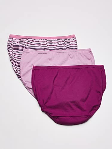 Fruit of the Loom Women's Tag Free Assorted Cotton Panties, 3 Pack (3 Pack  - Briefs - Assorted Colors, 6) at  Women's Clothing store