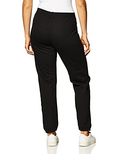 Hanes Women'S Ecosmart Cinched Cuff Sweatpants, Ebony, X-Large