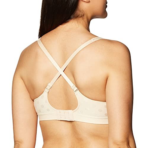 Buy Hanes Womens Wireless Bra, Full-Coverage Pullover Stretch-Knit