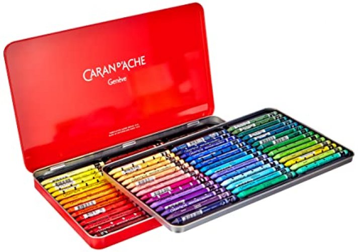 Caran d'Ache Classic Neocolor II Water-Soluble Pastels, 84 Colors  (Packaging may vary)
