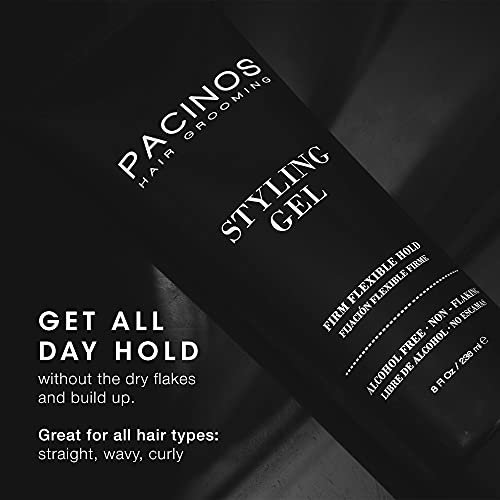 Pacinos Styling Gel - Medium Shine All Day Hold, Conditions and Moisturizes  Hair while Adding Volume and Texture, No Dry Flakes or Residue, All Hair -  Shop Imported Products from USA to