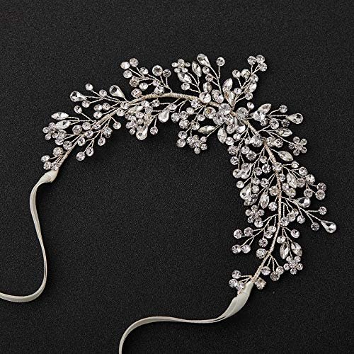 5 Pieces Hair Combs for Women Accessories Metal Bridal Hair Comb 20 Teeth Wedding  Veil Comb Decorative for Women Girls Fine Hair(White K) 