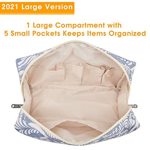 Shany Clear Makeup Bag, Pro Mua Rectangular Bag with Shoulder Strap, Large