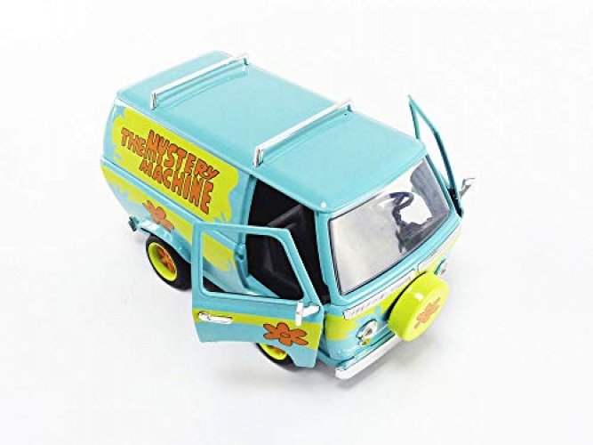 Jada 1:24 Diecast Mystery Machine with Scooby, Green