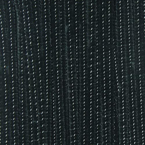 Black Creativity Street Chenille Stems/Pipe Cleaners 12 Inch x 6mm 100-Piece 