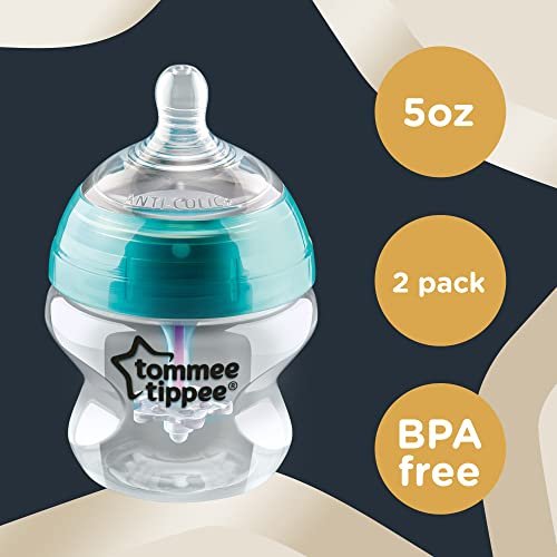 Tommee Tippee Advanced Anti-Colic Baby Bottle, Heat Sensing Technology,  Breast-Like Nipple, Bpa-Free,9 Ounce (Pack Of 2) - Imported Products from  USA - iBhejo