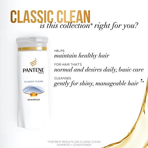 Pantene, Shampoo, Pro-V Classic Clean, 25.4 fl oz, Twin Pack