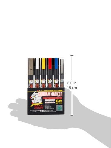 GSI Creos Gundam Marker Basic Set (6 Markers) - Imported Products from USA  - iBhejo