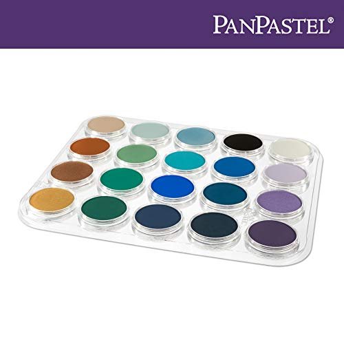 PanPastel 20 Color Palette Tray with Cover