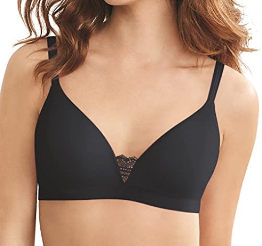 Hanes Ultimate Wireless Bra With Moisture-Wicking Fabric, Our Best T-Shirt  Bra, Convertible Wirefree Black Lace Bra - Imported Products from USA -  iBhejo