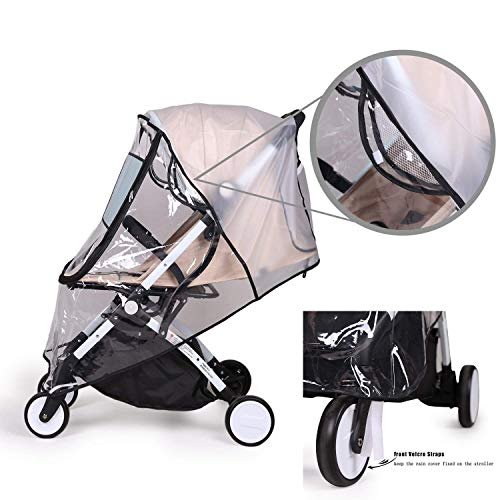 Universal Stroller Rain Cover EVA Stroller Weather Shield Baby Stroller  Waterproof & Windproof Rain Cover Baby