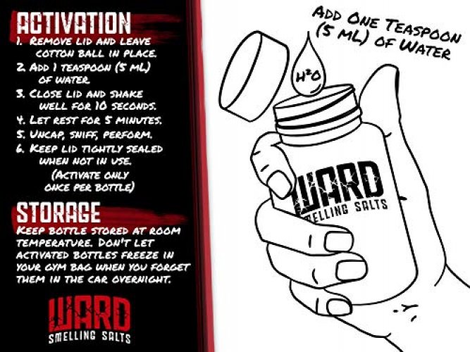 Ward Smelling Salts - Bottled Insanity - Insanely Strong Ammonia Inhalant