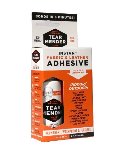 Tear Mender Instant Fabric And Leather Adhesive, 2 Oz Bottle-Carded, Tm-1,  White - Imported Products from USA - iBhejo