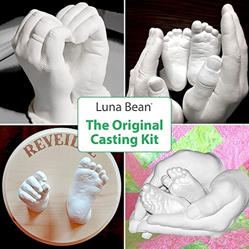 Moldart 3D Baby Casting Kit Molding Powder for Baby Hand Cast Foot Cast,  Newborn Baby and Toddler Hand Impression Foot Impression, 3D Life Casting  Kit with Molding Powder[ 350gm ] and Casting