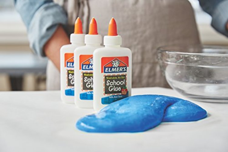 Elmer's Liquid School Glue, Clear, Washable, 5 Ounces, 8 Count - Great for  Making Slime