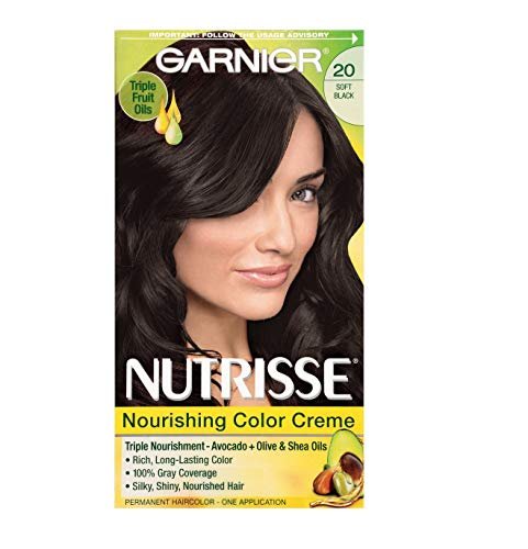 Garnier Nutrisse Nourishing Hair Color Creme, 20 Soft Black (Black Tea) -  Shop Imported Products from USA to India Online - iBhejo