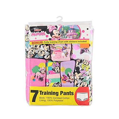 Disney Baby Girls Minnie Mouse Pants Multipack And Toddler Potty Training  Underwear, Minnietraining7Pk, 4T Us - Imported Products from USA - iBhejo