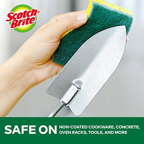 Scotch Brite Scrub Sponge, Large Heavy Duty, Cleaning Tools & Sponges