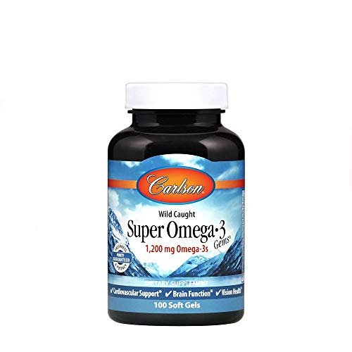 Carlson Super Omega 3 Gems Norwegian 1 200 Mg Omega 3S 100 Soft