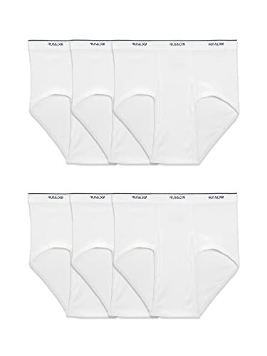 Fruit of the Loom mens Tag-free Cotton Briefs Underwear, 6 Pack