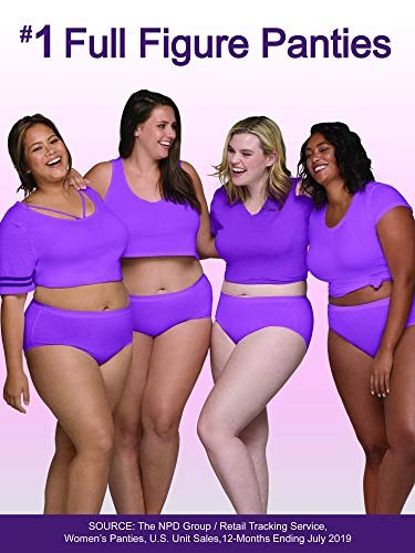 Fit for Me by Fruit of the Loom Women's Plus Size Microfiber Brief