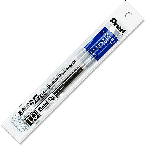 Pentel Refill Ink Bold For EnerGel Gel Pen 1.0mm Metal Tip Blue Ink 