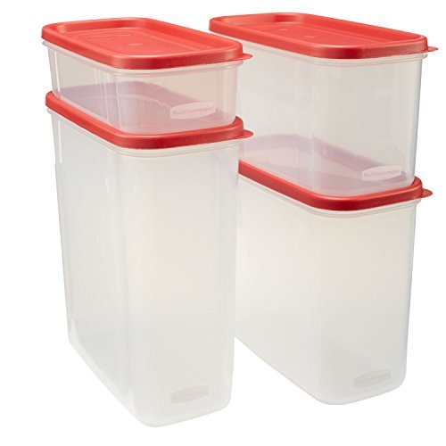 Rubbermaid Modular Canisters 21 Cup, Red 