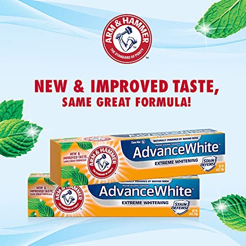 Arm & Hammer Advance White Fluoride Anticavity Toothpaste, Clean Mint - 6.0  oz