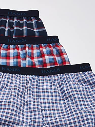 Hanes Big Boys' Ultimate Comfortsoft Plaid Boxers (3 Pack), Assorted, S -  Imported Products from USA - iBhejo