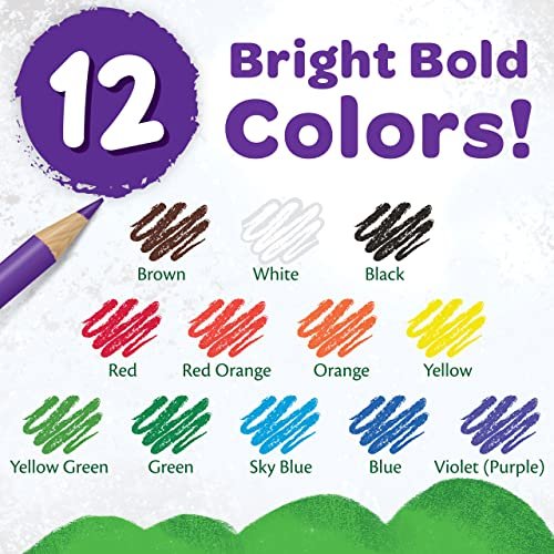 RBE- CRAYOLA Set of 12 Colour Pencils