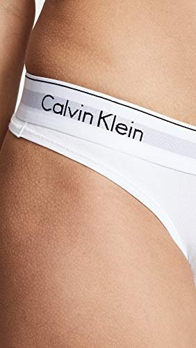 Calvin Klein Women'S Modern Cotton Stretch Thong Panties, White, X-Large -  Imported Products from USA - iBhejo
