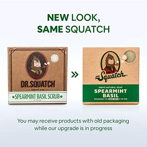 Dr. Squatch All Natural Bar Soap for Men 5 Bar Variety Pack - Aloe
