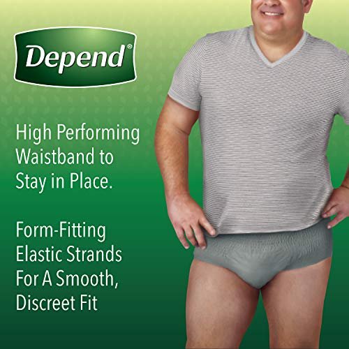 Depend Fit-Flex Underwear for Men Maximum Absorbency XL, 15 Count