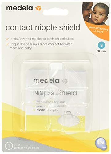 Medela Contact Nipple Shield 24mm Breastfeeding Help for Latch-On  Difficulties