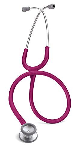 3M Littmann Stethoscope, Classic II Pediatric, Raspberry Tube, Stainless  Steel Chestpiece, 28 inch, 2122