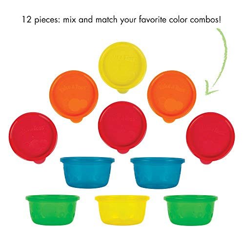 Boon Tomy Take And Toss Bowls With Lids 6 Pack