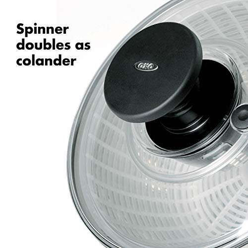  OXO Good Grips Stainless Steel Salad Spinner, 6.34 Qt.: Home &  Kitchen
