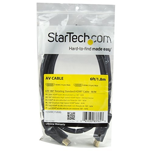  StarTech.com 65 ft (20m) High Speed HDMI Cable – Male