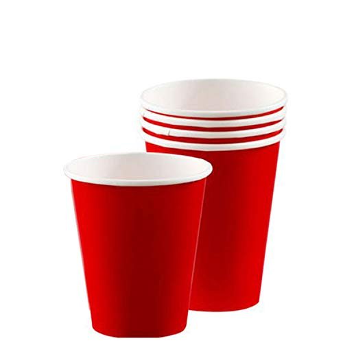 Apple Red 12 oz Plastic Cups (20ct)